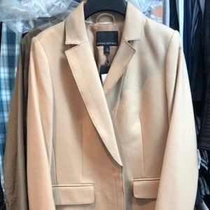 Banana Republic Luxury Wood Blend Camel/Tan Jacket